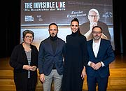 Ellen Presser (Kulturzentrum der Israelitischen Kultusgemeinde München und Oberbayern), Emanuel Rotstein (A+E Networks Germany), Esther Sedlaczek, Anton Biebl (Kulturreferent der Landeshauptstadt München) (©Fotos: Marc Müller/Getty Images for Crime + Investigation Germany)